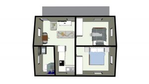 Low cost housing; low cost houses; cheap housing; cheap houses; modular housing; modular houses; small housing; small houses; huisie by die see