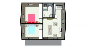 Low cost housing; low cost houses; cheap housing; cheap houses; modular housing; modular houses; small housing; small houses; huisie by die see