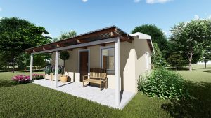 Low cost housing; low cost houses; cheap housing; cheap houses; modular housing; modular houses; small housing; small houses; huisie by die see