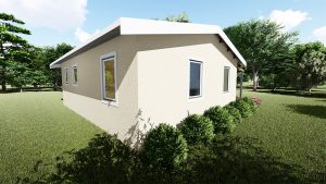 Low cost housing; low cost houses; cheap housing; cheap houses; modular housing; modular houses; small housing; small houses; huisie by die see