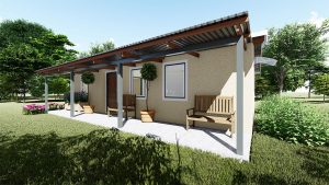 Low cost housing; low cost houses; cheap housing; cheap houses; modular housing; modular houses; small housing; small houses; huisie by die see