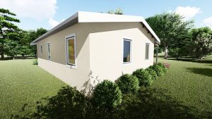 Low cost housing; low cost houses; cheap housing; cheap houses; modular housing; modular houses; small housing; small houses; huisie by die see