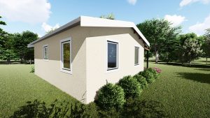 Low cost housing; low cost houses; cheap housing; cheap houses; modular housing; modular houses; small housing; small houses; huisie by die see