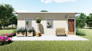 Low cost housing; low cost houses; cheap housing; cheap houses; modular housing; modular houses; small housing; small houses; huisie by die see